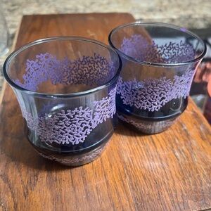 MCM Purple Lotus Tumblers From The 70’s